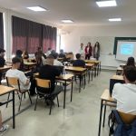 UMT PROMOTIONAL CAMPAIGN CONTINUES – ACADEMIC TEAM VISITS MATHEMATICS AND INFORMATICS HIGH SCHOOL IN SKOPJE
