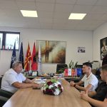 RECTOR OF MOTHER TERESA UNIVERSITY, FULL PROF. BEKIM FETAIJI, PH.D., WELCOMES PRESIDENT OF NATIONAL YOUTH CONGRESS OF REPUBLIC OF ALBANIA, MR. DASHNOR VEIZAJ